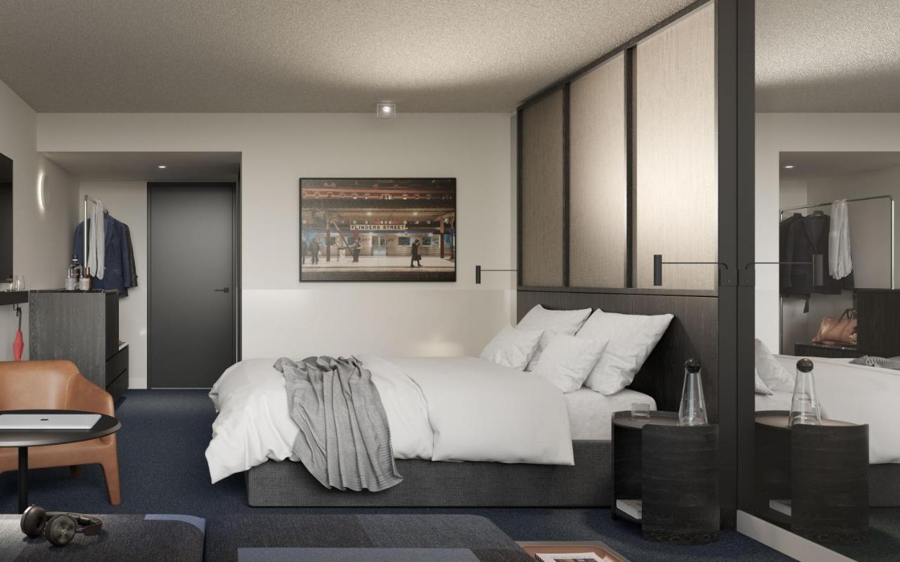 Lancemore Crossley St. Melbourne Exterior photo A bedroom at the hotel